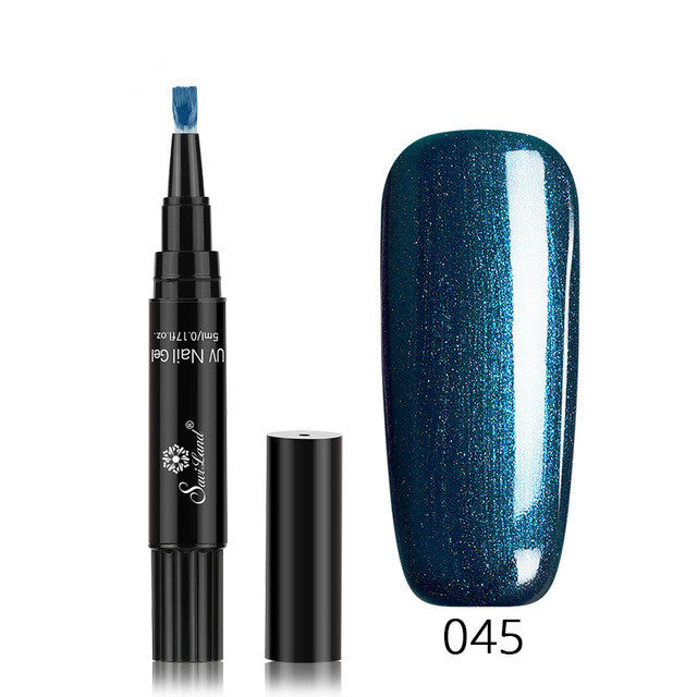 3 In 1 Gel Nail Varnish Pen Glitter One Step Nail Art Gel Polish Hybrid 3 In 1 Gel Nail Varnish Pen Glitter One Step Nail Art Gel Polish Hybrid